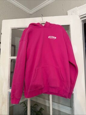 Kill Crew Bright Pink Hooded Sweatshirt